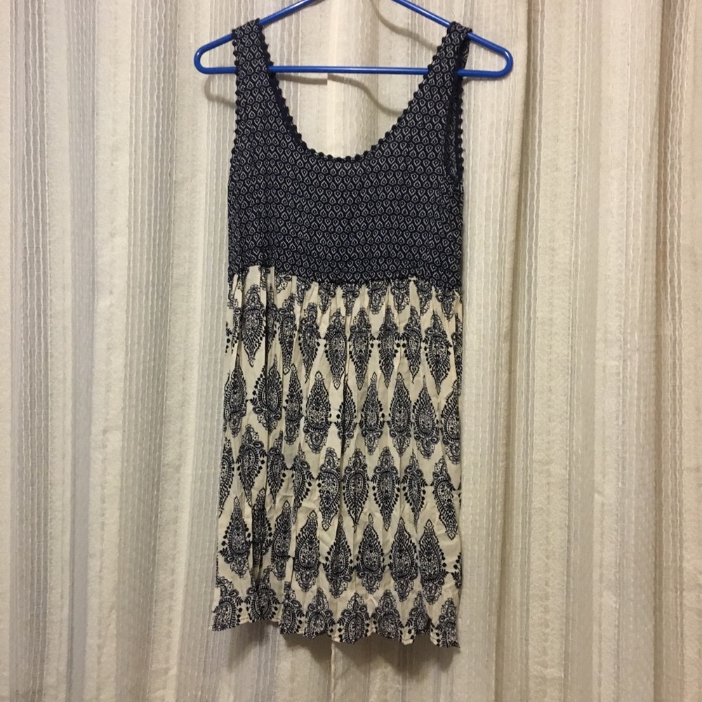 Paisley pleated dress